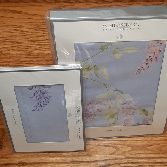 Schlossberg Aurelie QUEEN duvet cover 1 standard sham $976 - Picture 8 of 14